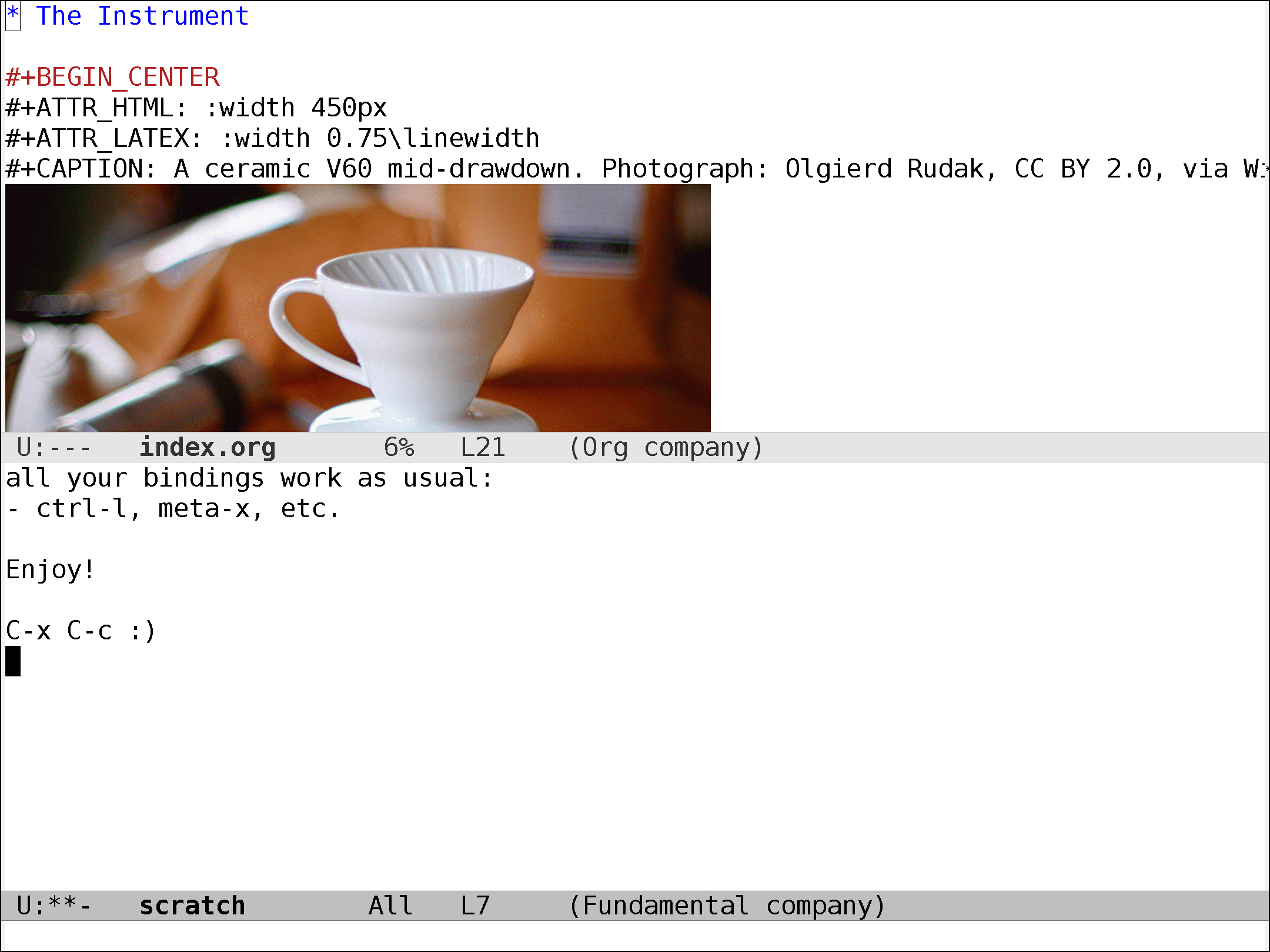 emacsgui — GUI Emacs on e-ink screenshot