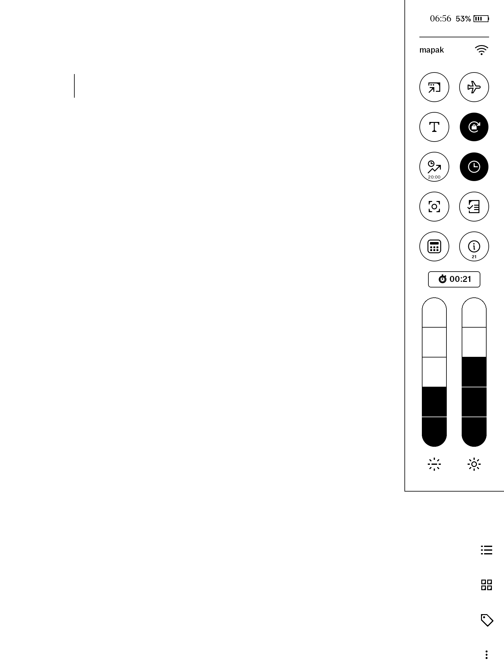 Stopwatch — Quick Settings stopwatch screenshot